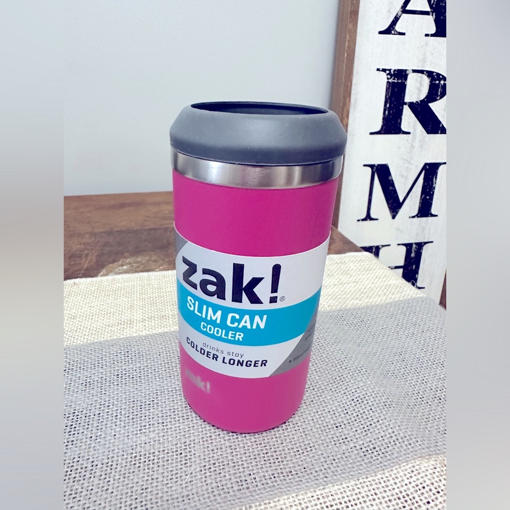 New! Zak Slim Koozie